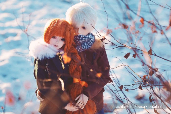 Наконец-то зима — Фотоистории с куклами BJD (БЖД): сериалы (фото 3)