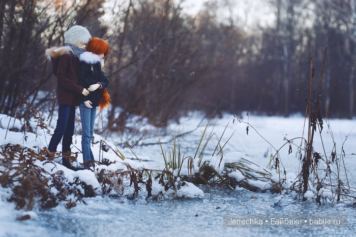 Наконец-то зима — Фотоистории с куклами BJD (БЖД): сериалы (фото 6)