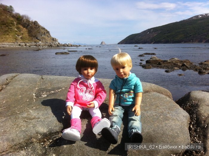 Прогулка у моря. Куклы Сони Хартманн