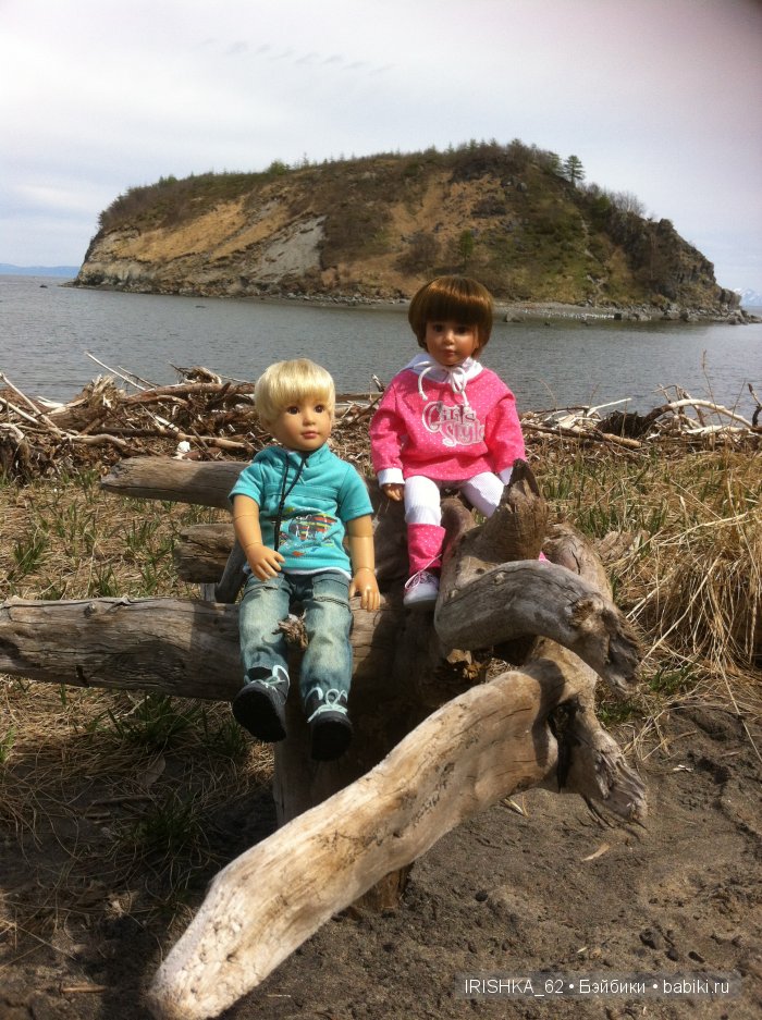 Прогулка у моря. Куклы Сони Хартманн