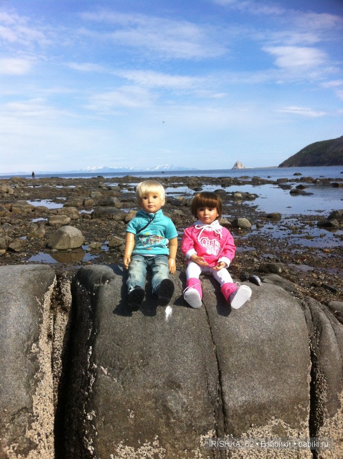 Прогулка у моря. Куклы Сони Хартманн