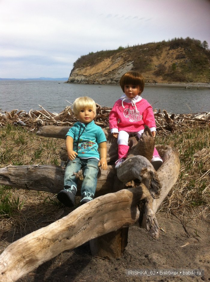 Прогулка у моря. Куклы Сони Хартманн