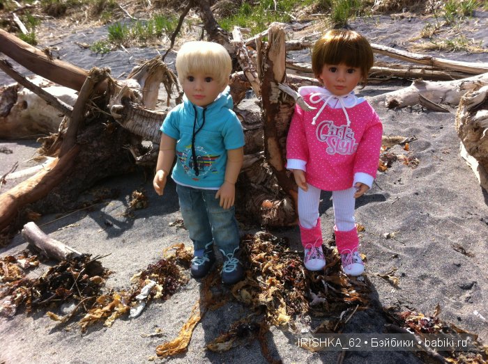 Прогулка у моря. Куклы Сони Хартманн (фото 3)