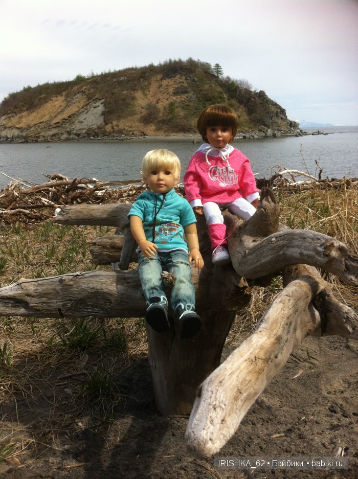 Прогулка у моря. Куклы Сони Хартманн