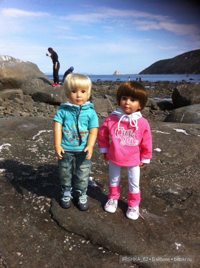 Прогулка у моря. Куклы Сони Хартманн