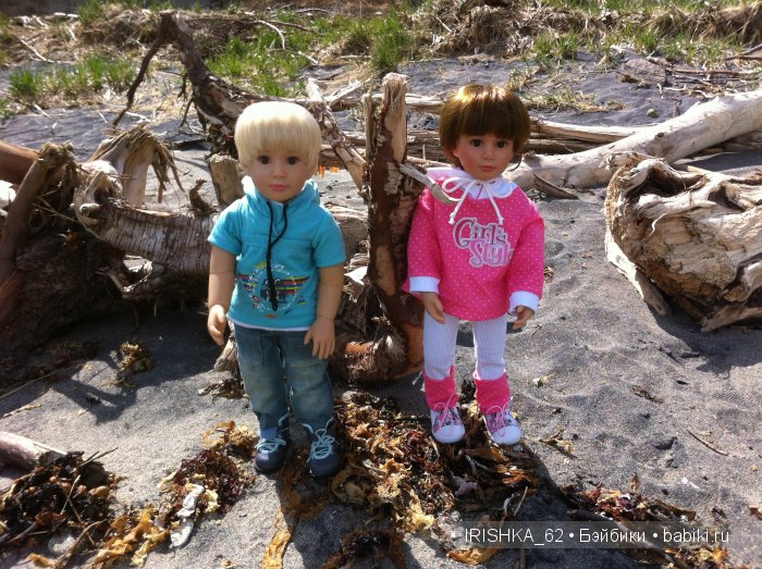 Прогулка у моря. Куклы Сони Хартманн (фото 2)