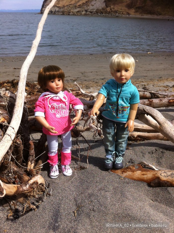 Прогулка у моря. Куклы Сони Хартманн (фото 9)