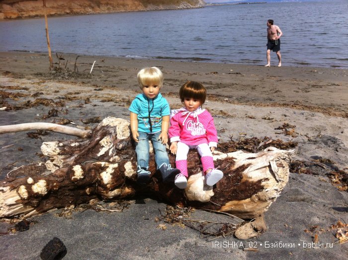 Прогулка у моря. Куклы Сони Хартманн (фото 4)