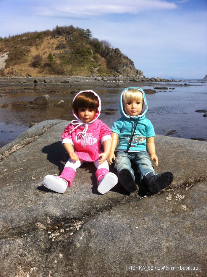 Прогулка у моря. Куклы Сони Хартманн