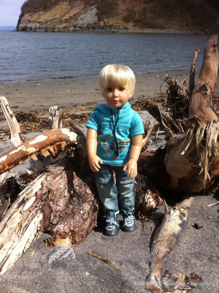 Прогулка у моря. Куклы Сони Хартманн (фото 5)