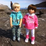 Прогулка у моря. Куклы Сони Хартманн