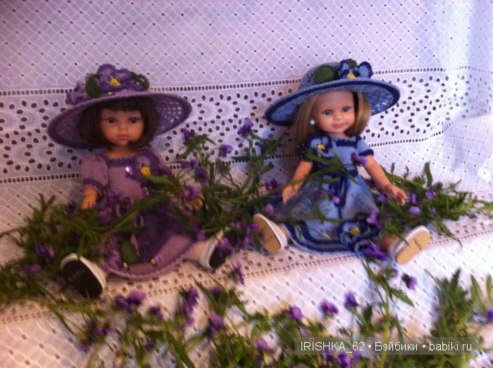 Девочки с фиалками. Paola Reina: Клеопатра и Кэрол | Бэйбики Девочки с фиалками. Paola Reina: Клеопатра и Кэрол
