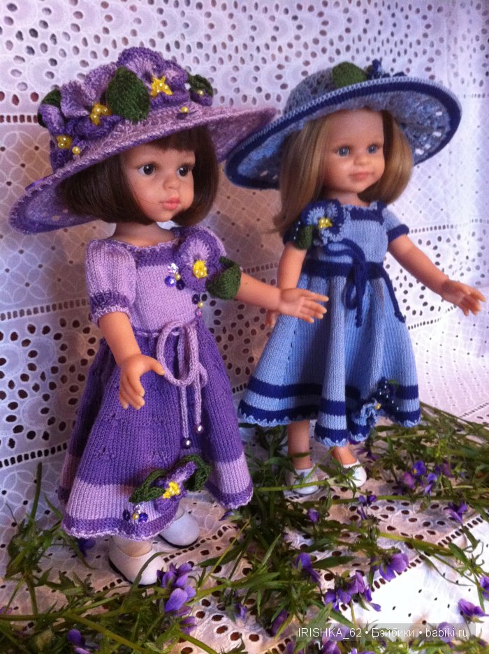 Девочки с фиалками. Paola Reina: Клеопатра и Кэрол | Бэйбики Девочки с фиалками. Paola Reina: Клеопатра и Кэрол