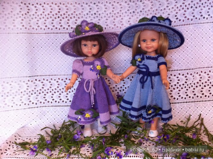 Девочки с фиалками. Paola Reina: Клеопатра и Кэрол | Бэйбики Девочки с фиалками. Paola Reina: Клеопатра и Кэрол (фото 10)