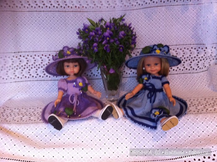 Девочки с фиалками. Paola Reina: Клеопатра и Кэрол | Бэйбики Девочки с фиалками. Paola Reina: Клеопатра и Кэрол