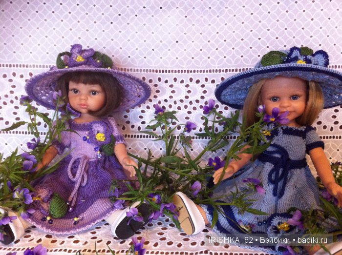 Девочки с фиалками. Paola Reina: Клеопатра и Кэрол | Бэйбики Девочки с фиалками. Paola Reina: Клеопатра и Кэрол