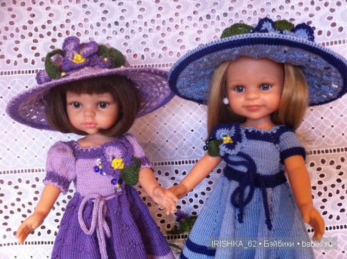 Девочки с фиалками. Paola Reina: Клеопатра и Кэрол | Бэйбики Девочки с фиалками. Paola Reina: Клеопатра и Кэрол (фото 5)