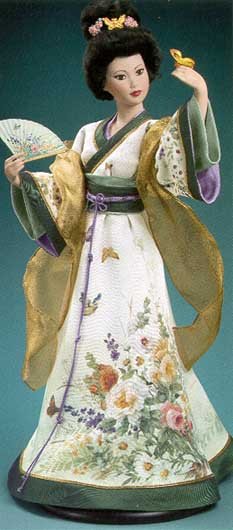 Коллекционные куклы - Гейши автора Лены Лиу серии Императорские невесты | Бэйбики Коллекционные куклы - Гейши автора Лены Лиу серии Императорские невесты (фото 3)