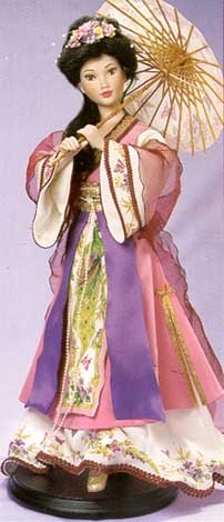 Коллекционные куклы - Гейши автора Лены Лиу серии Императорские невесты | Бэйбики Коллекционные куклы - Гейши автора Лены Лиу серии Императорские невесты (фото 2)
