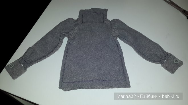 Бреннан. Свитер для куклы своими руками. Мастер класс (фото 5)