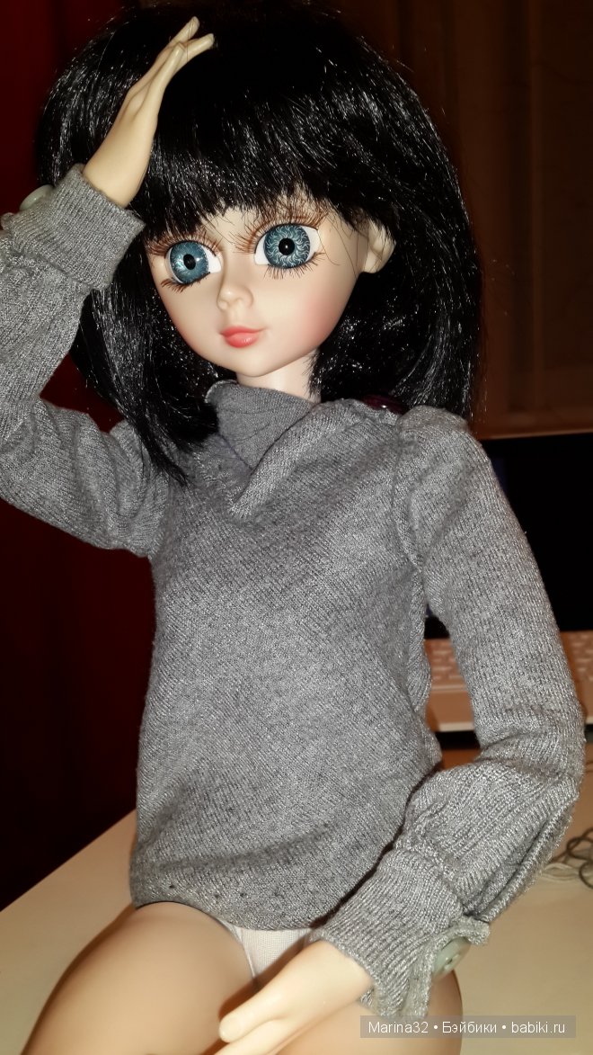 Бреннан. Свитер для куклы своими руками. Мастер класс (фото 6)