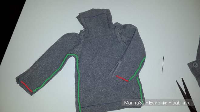 Бреннан. Свитер для куклы своими руками. Мастер класс (фото 4)