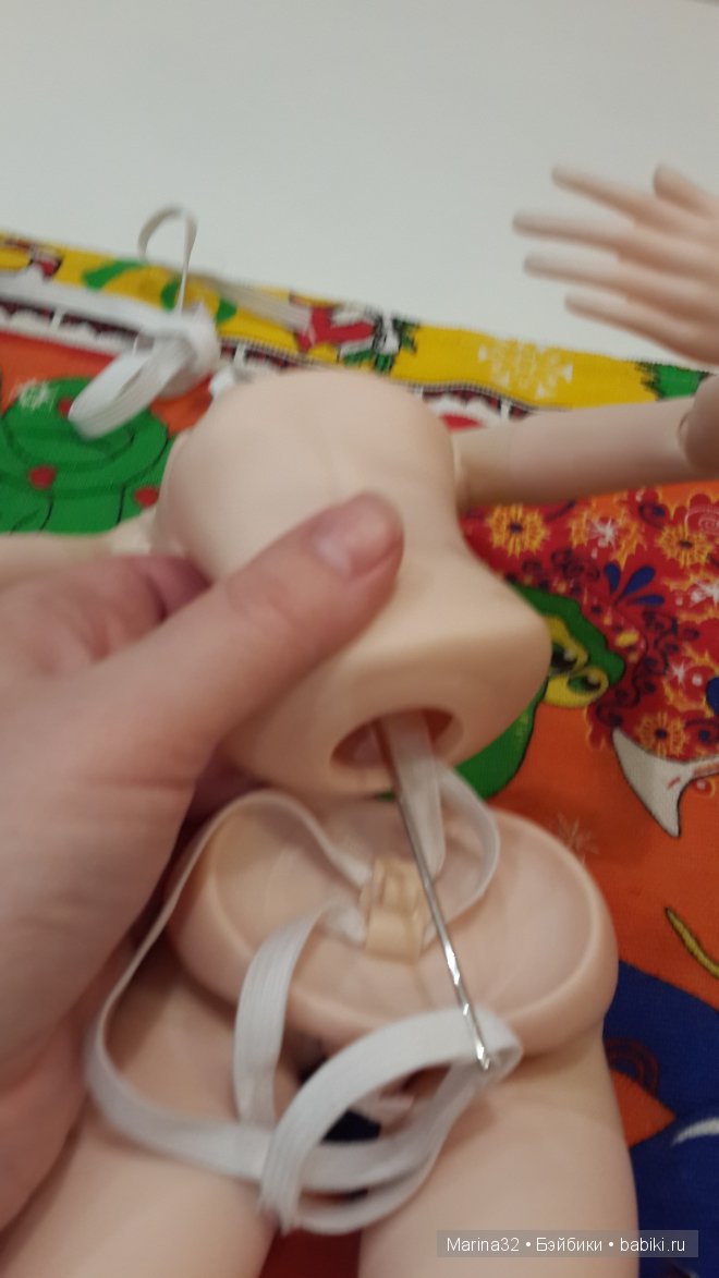 Ремонт куклы "Звезда подиума" из подручных средств (голова) (фото 6)