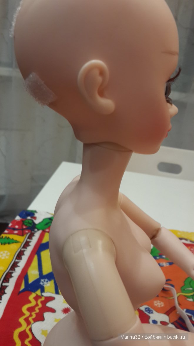 Ремонт куклы "Звезда подиума" из подручных средств (голова) (фото 8)