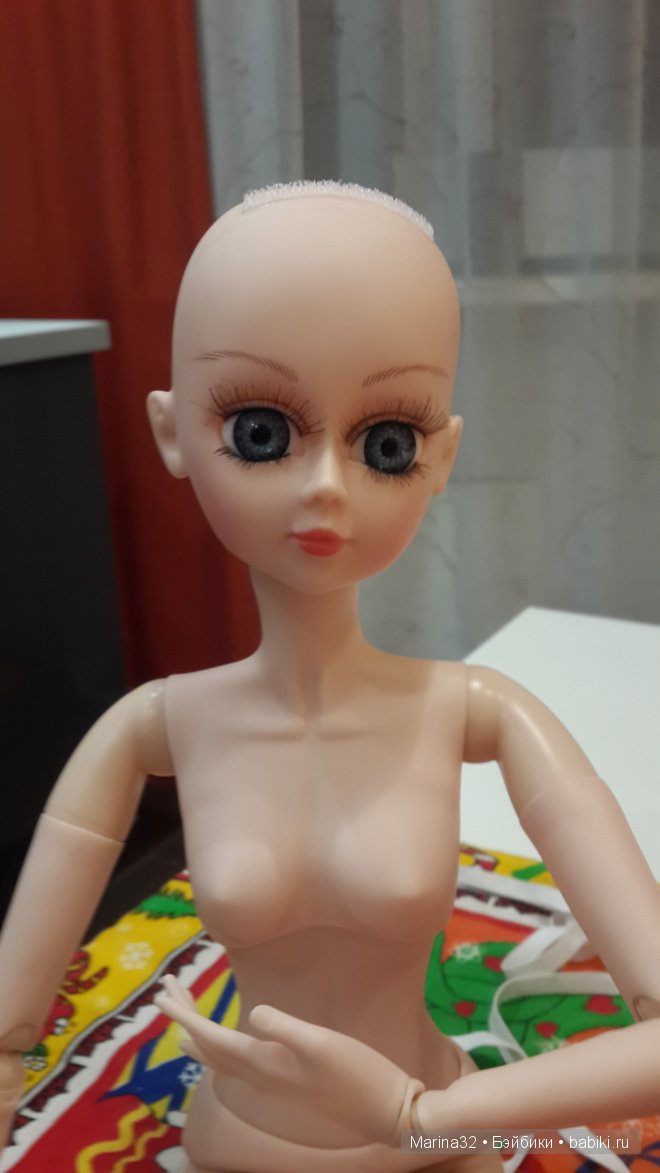 Ремонт куклы Звезда подиума из подручных средств (голова)