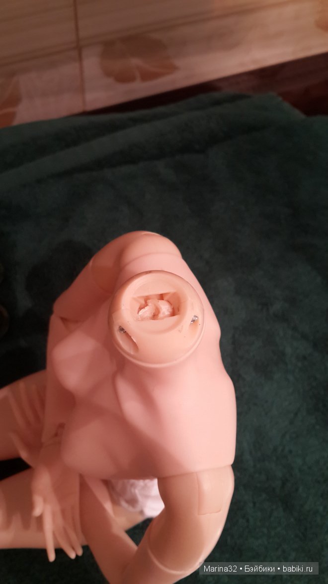 Ремонт куклы Звезда подиума из подручных средств (голова)