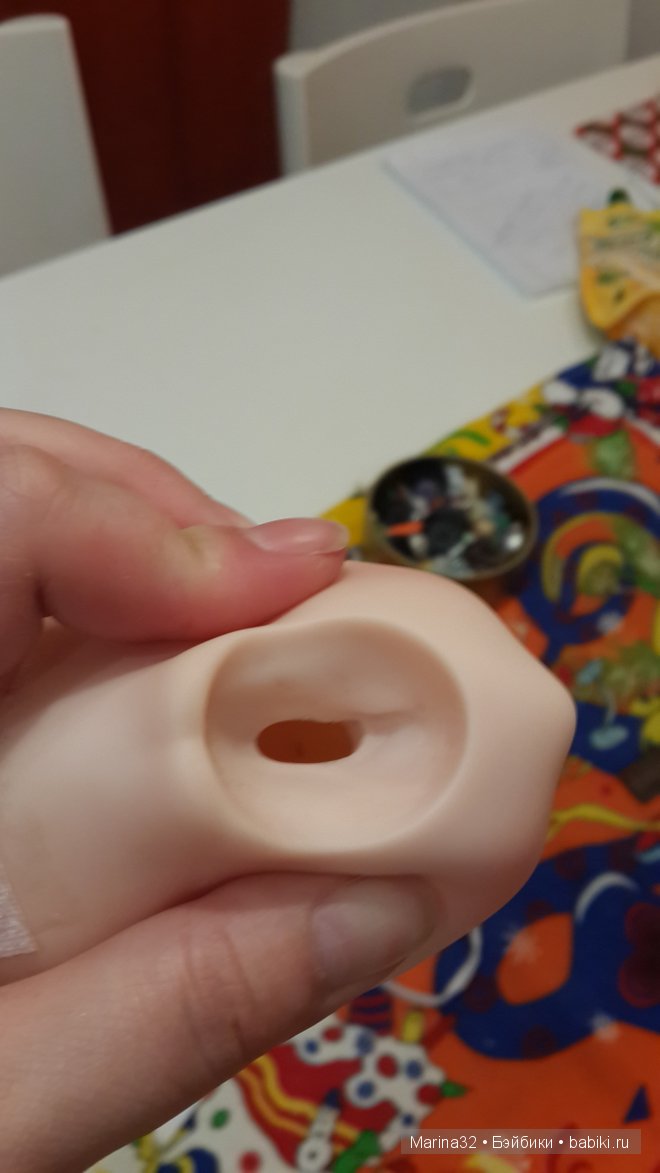 Ремонт куклы Звезда подиума из подручных средств (голова)