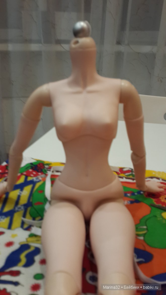 Ремонт куклы Звезда подиума из подручных средств (голова)