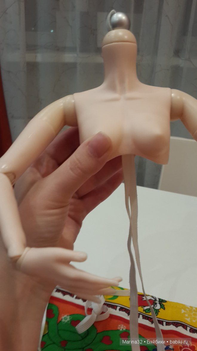 Ремонт куклы "Звезда подиума" из подручных средств (голова)