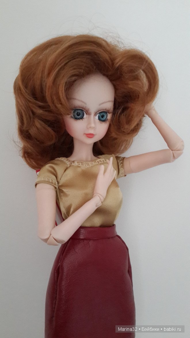 Парик для куклы из шиньона своими руками
