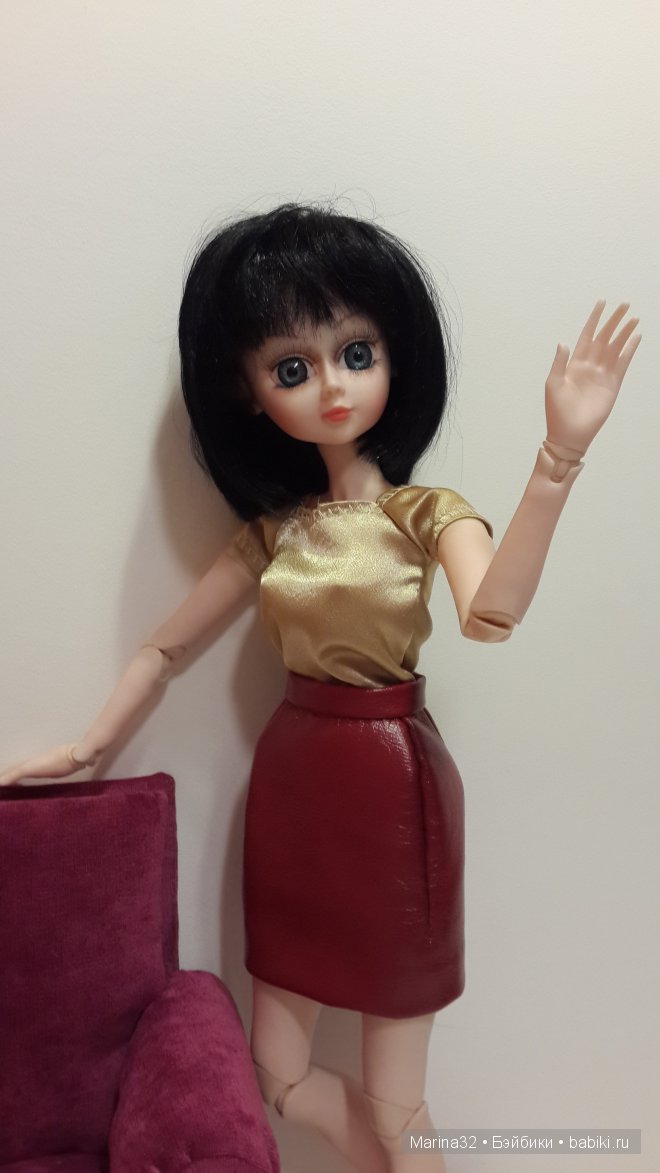 Юбка для куклы. Выкройки кукольной одежды (фото 9)