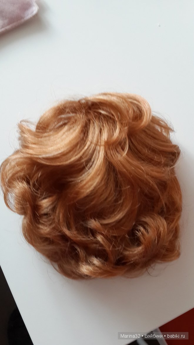 Парик для куклы из шиньона своими руками
