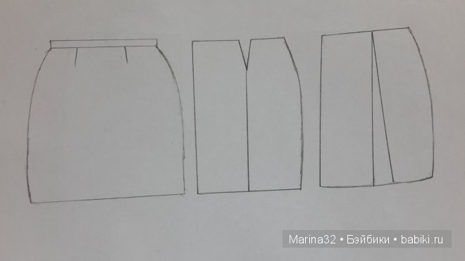 Простое моделирование юбки для куклы. Выкройки