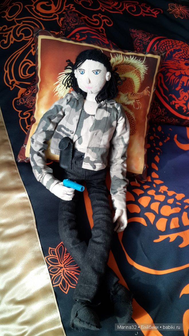 Два воина моего сына, авторские текстильные куклы (фото 4)