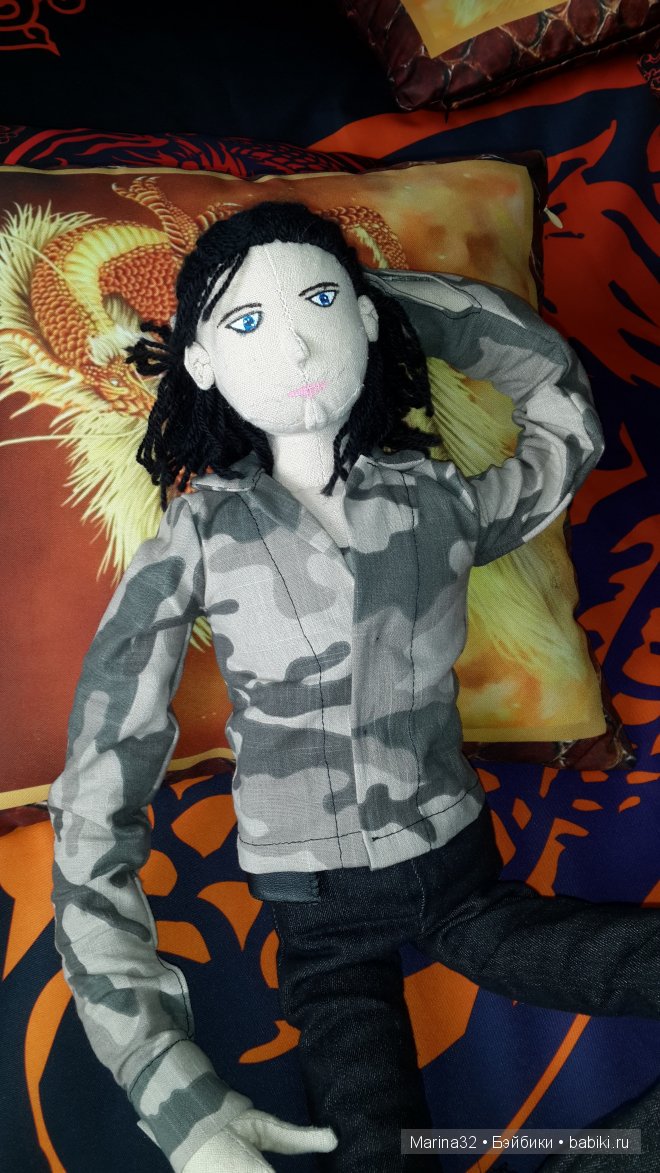 Два воина моего сына, авторские текстильные куклы (фото 2)
