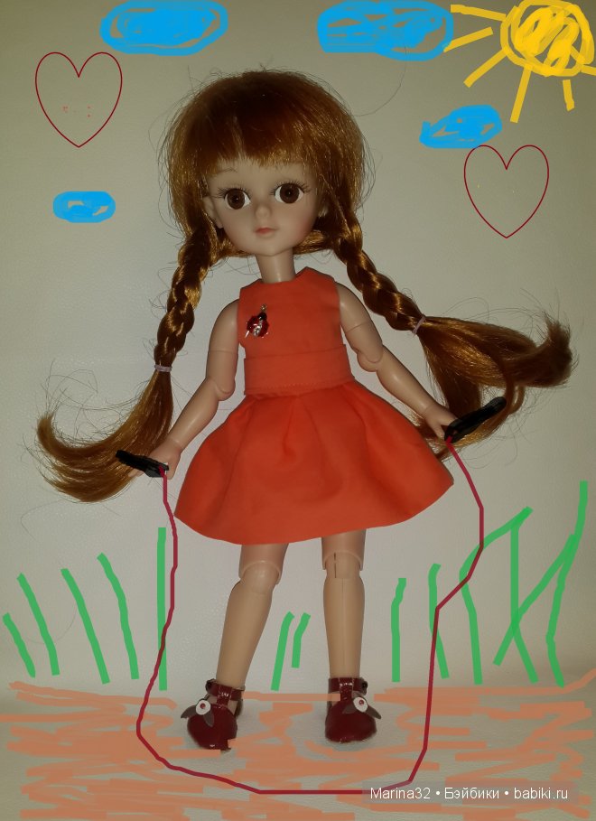 Прогулка Зои с любимым питомцем. Кукла Звезда подиума