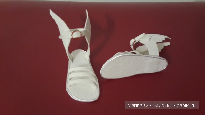 "Крылатые" сандалии. Обувь своими руками | Бэйбики "Крылатые" сандалии. Обувь своими руками (фото 6)