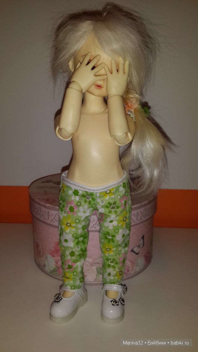 Первый блинчик для куклы Василисы, платье, кофточка и штанишки (фото 5)