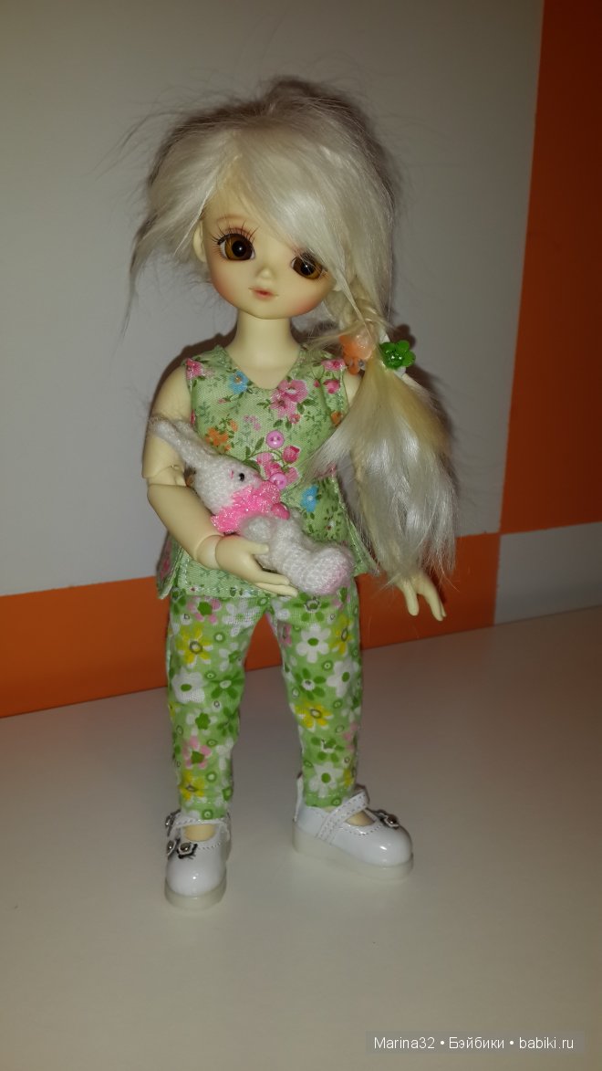 Первый блинчик для куклы Василисы, платье, кофточка и штанишки
