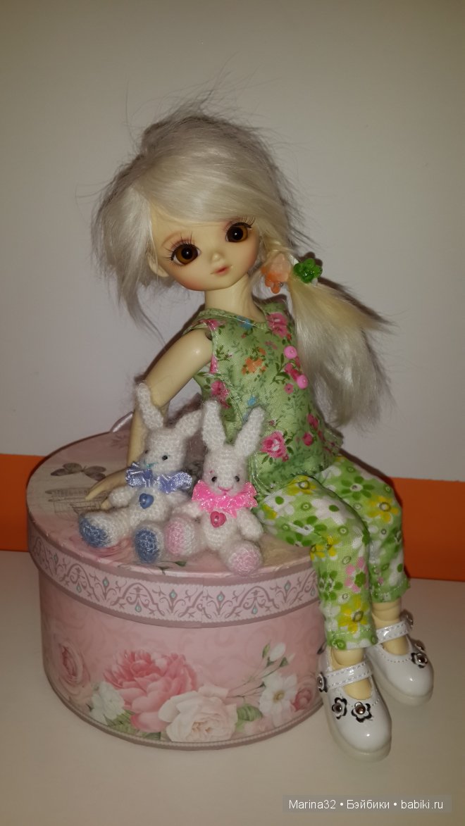 Первый блинчик для куклы Василисы, платье, кофточка и штанишки (фото 3)