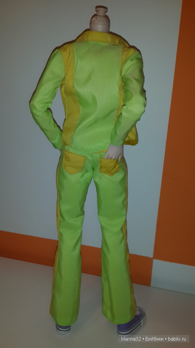 Спортивный костюм для куклы "Звезда подиума" 60 см (фото 5)