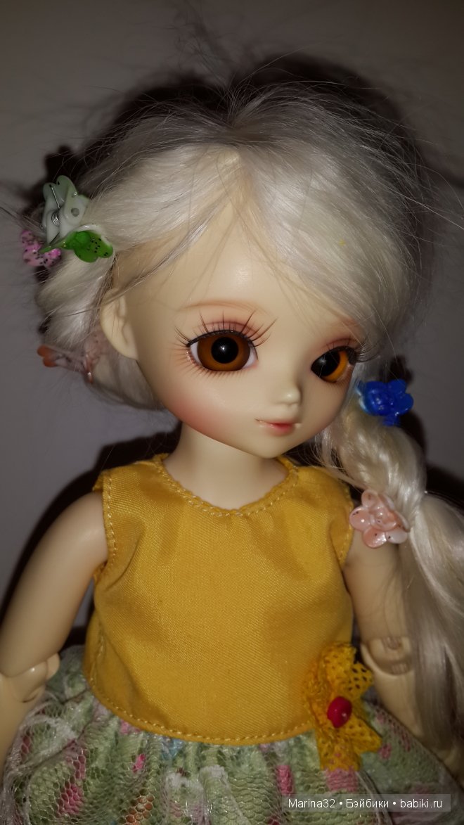 Первый блинчик для куклы Василисы, платье, кофточка и штанишки (фото 10)
