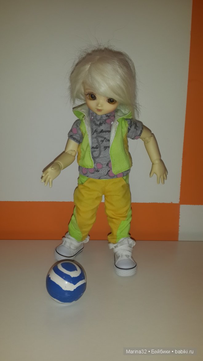 Жилетка, штанишки для модной Василисы. Костюм для куклы БЖД