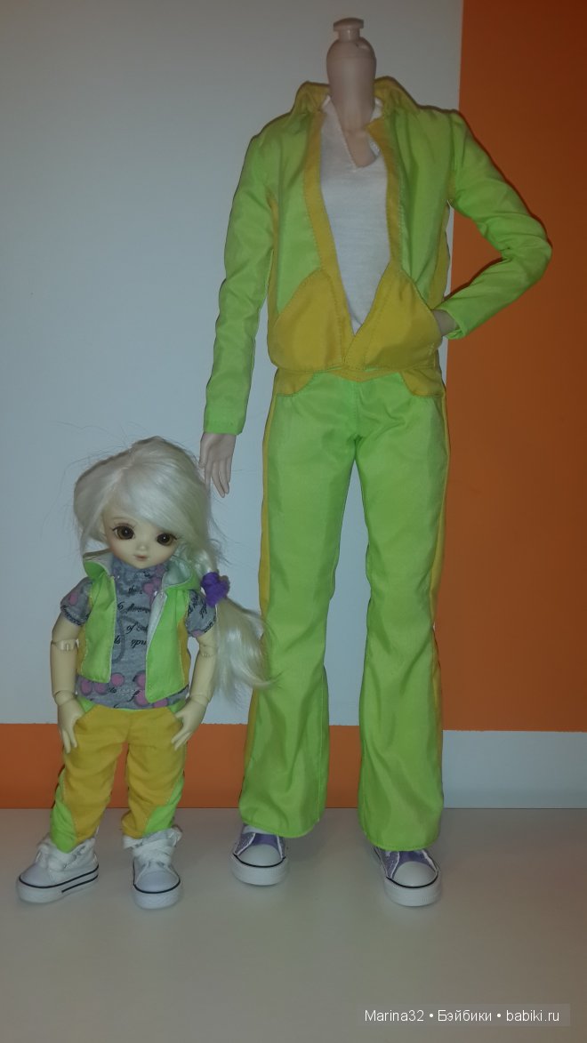 Жилетка, штанишки для модной Василисы. Костюм для куклы БЖД (фото 6)