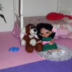 Малышка Кики и её новый друг Михалыч :) Realpuki Soso.