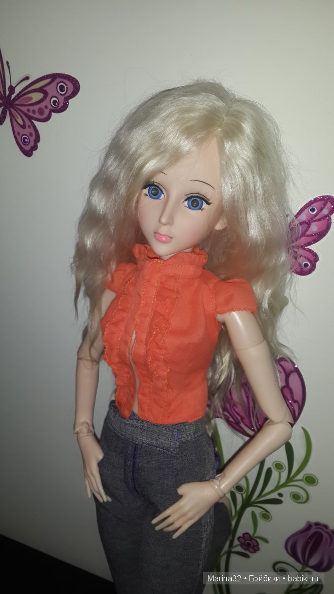 Очередное швейное безобразие)) кукла "Звезда подиума" (фото 7)